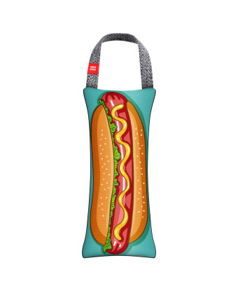 Waudog Toy For Dog Hot Dog - kolorowy szarpak dla psa, hot dog