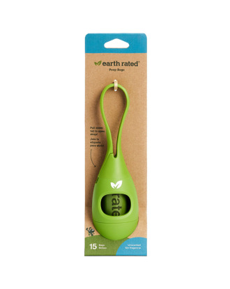 Earth Rated Poop Bag Dispenser 2.0 - etui na woreczki dla psa, + worki bezzapachowe 15szt.
