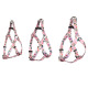 Flamingo Harness Step&Go Sera Pink - szelki step in dla psa, nylonowe, flamingi, kwiaty, różowe