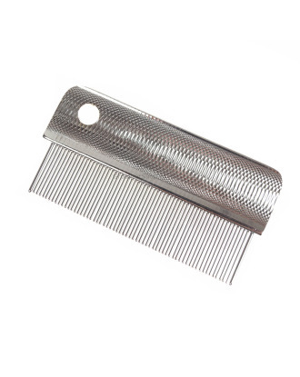 Miranda Mini Comb 6,5 cm - metalowy mini grzebień do pyszczka i wąsów