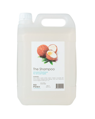 So Posh The Shampoo Universal 5L - bezzapachowy szampon oczyszczający do każdego typu szaty, koncentrat 1:10