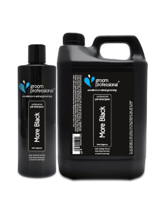 Groom Professional More Black Shampoo - szampon pogłębiający kolor, do sierści czarnej i ciemnej 