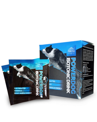 Pokusa PoweDog Isotonic Drink 12x8g - preparat izotoniczno-energetyczny dla psów, saszetki