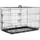 Flamingo Mezo Black - metalowa klatka dla psa, L: 56x92x64cm