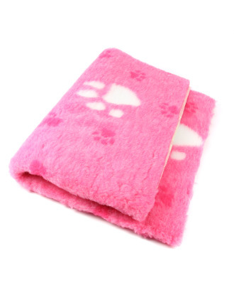 Blovi DryBed VetBed A+ - Non-Slip Pet Bed, Powder Pink/White
