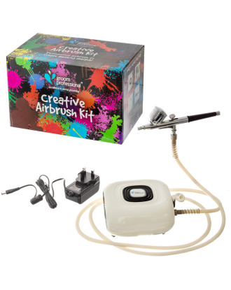 Groom Professional Creative Airbrush Kit - zestaw do koloryzacji sierści, aerograf