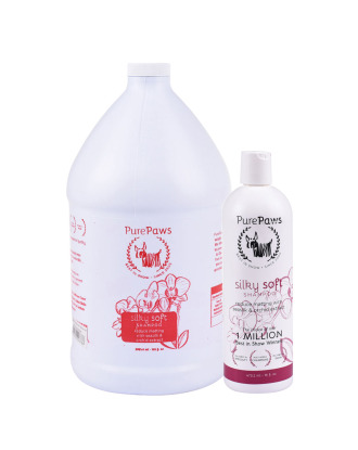 Pure Paws SLS Free Silky Soft Shampoo - szampon rewitalizujący, redukujący matowienie i ułatwiający rozczesywanie sierści, koncentrat 1:8