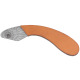 Special One Stripping Knife Spider Leather - profesjonalny trymer bezzębny, pokryty szorstką powłoką, ze skórzanym uchwytem