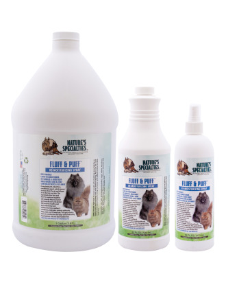 Nature's Specialties Fluff & Puff Spray - nawilżająca odżywka bez spłukiwania dla psa i kota