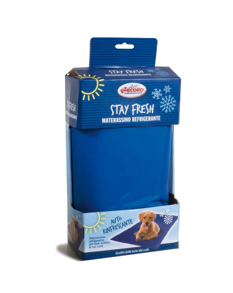Record Stay Fresh Mat - chłodząca mata dla psa i kota, niebieska