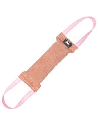 Julius-K9 Leather Tug With Gum Hands 25cm - szarpak dla psa ze skóry, gumowe uchwyty