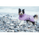 Hurtta Drizzle Coat Currant - płaszcz przeciwdeszczowy dla psa, z poszewką utrzymującą ciepło