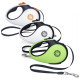 Kiwi Walker Retractable Dog Leash 5m - automatyczna smycz z taśmą 5m, rozmiar M
