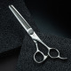 Jargem Mat Brilliant Blenders 6,5" - Single Thinning Scissors With Decorative Diamond Screw, 45 Teeth