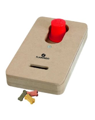 Flamingo Braintrain Thales - mini zabawka na inteligencję dla psa, 22x12cm
