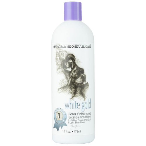 1 All Systems White Gold Color Enhancing Conditioner 473ml - odżywka poprawiająca kolor srebrnej i platynowej sierści