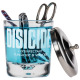 Disicide Disinfecting Glass Jar 160ml - szklany pojemnik do dezynfekcji narzędzi i akcesoriów, mały