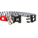 Max&Molly GOTCHA! Smart ID Cat Collar Zebra - kolorowa obroża dla kota z zawieszką smart Tag
