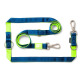 Max&Molly Multi-Leash Matrix Lime Green - smycz przepinana dla psa z odblaskowymi przeszyciami, 200cm