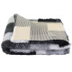 Blovi DryBed VetBed A+ - Non-Slip Pet Bed, Grey Checkered (Patchwork)