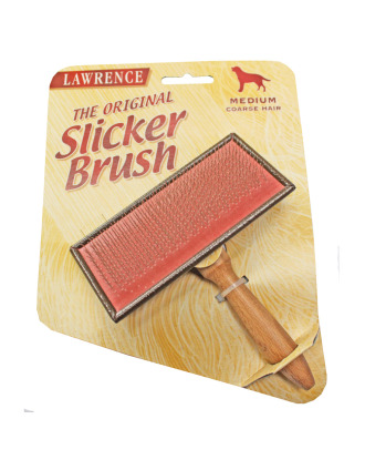 Lawrence Slicker Brush - szczotka druciana dla psa, twarda średnia