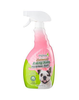 Espree Oatmeal Baking Soda Waterless Bath 710ml  - łagodzący suchy szampon dla psa, eliminuje przykre zapachy