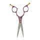 Artero Fusion Pink Curvy Scissors - profesjonalne, lekkie nożyczki do strzyżenia w stylu Asian Fusion, różowe