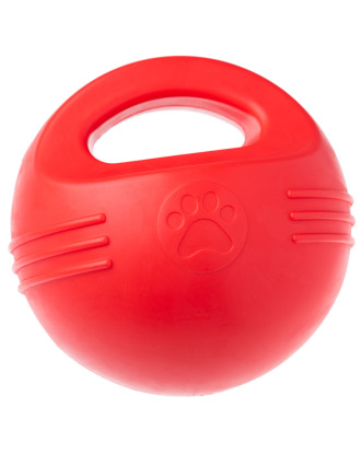 JK Animals Big Ball With Hand - duża, gumowa piłka dla psa z uchwytem, do wody