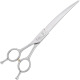 Yento Fanatic Series Lefty Curved Scissors 7" - profesjonale nożyczki gięte ze stali nierdzewnej węglowej, leworęczne