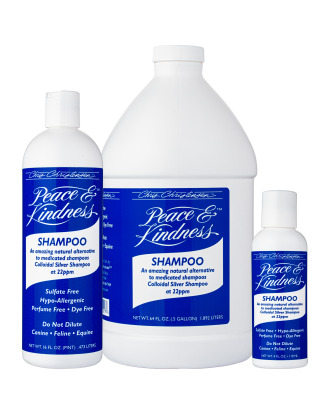 Chris Christensen Peace & Kindness Shampoo - szampon leczniczy dla psa, kota, konia, ze srebrem koloidalnym 