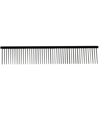 Yento Mega Black Comb 28cm - profesjonalny grzebień z długimi pinami, dla ras dużych i olbrzymich