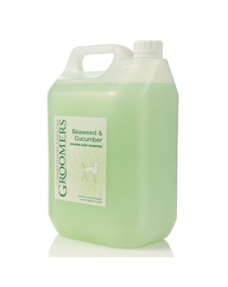 Groomers Seaweed & Cucumber Shampoo 5L - profesjonalny szampon dla psa z twardym i szorstkim włosem, koncentrat 1:7