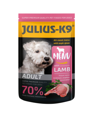 Julius-K9 Lamb 125g - pełnoporcjowa mokra karma dla psa z jagnięciną
