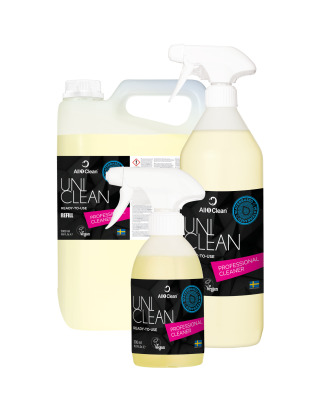 All1Clean UniClean Spray - uniwersalny preparat do czyszczenia powierzchni i sprzętu, o łagodnym cytrusowym zapachu
