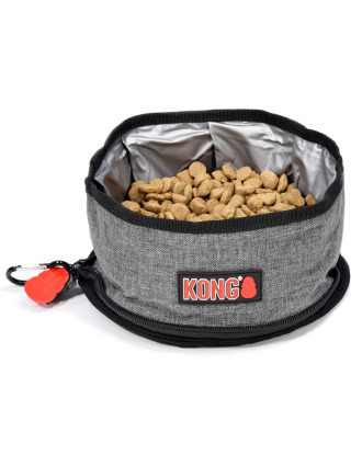 KONG Fold-Up Travel Bowl - miska podróżna dla psa i kota