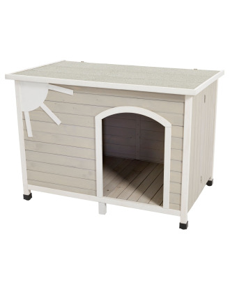 MidWest Large Eilio Wood Doghouse - składana buda dla psa, drewniana