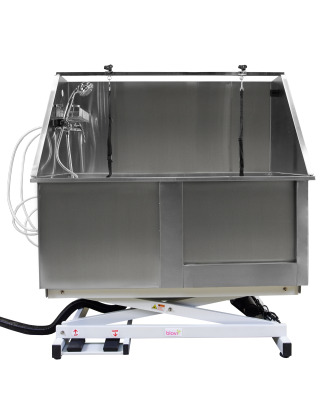 Blovi Professional Stainless Steel Electric Dog Bath with Right Sided Front Door
