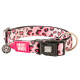 Max&Molly GOTCHA! Smart ID Leopard Pink Collar - obroża z zawieszką smart Tag dla psa