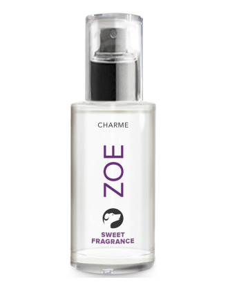 Charme Zoe Sweet Fragrance - perfumy dla suczek o słodko-kwiatowym zapachu z nutą pomarańczy i czarnej porzeczki