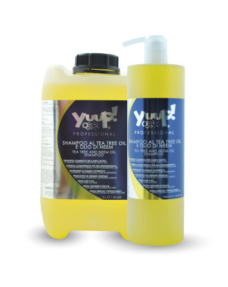Yuup! Professional Tea Tree and Neem Oil Shampoo - Professional Tick, Flea & Parasite Shampoo, Concentrate 1:20