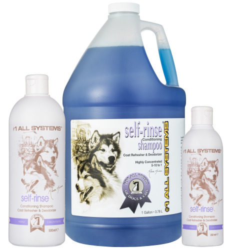 1 All Systems Self Rinse Conditioning Shampoo - odżywczy szampon bez spłukiwania dla psa, koncentrat 1:10