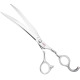 Yento Cobra Curved Scissor 8" - profesjonalne nożyczki gięte ręcznie kute z dodatkiem kobaltu, ozdobna rękojeść