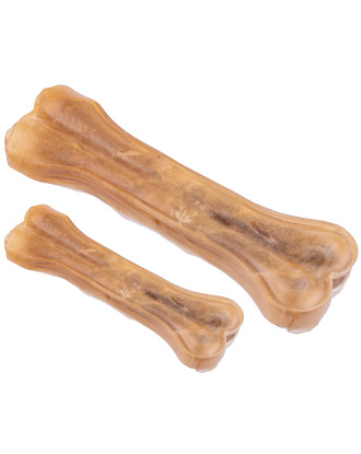 Maced Chewing Bone - kość do żucia z prasowanej skóry wołowej
