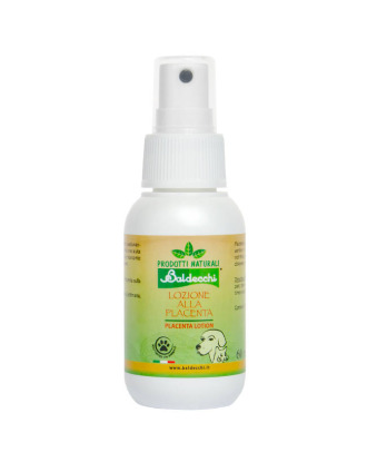 Baldecchi Placenta Lotion 60ml - preparat zapobiegający wypadaniu sierści, z placentą i wyciągiem z tymianku