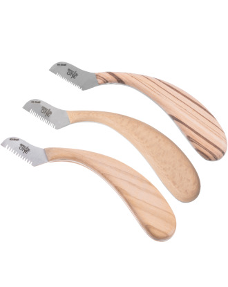 Special One Stripping Knife Snail - profesjonalny trymer z drewnianym uchwytem, do opracowania detali
