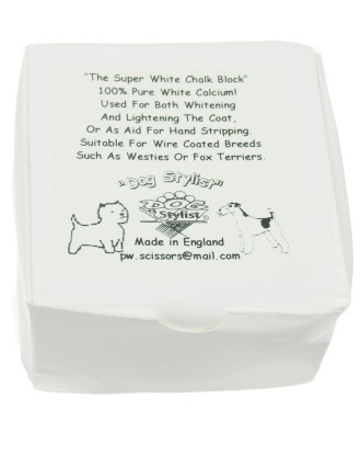 P&W Dog Stylist Super White Chalk Block 330g - kreda wybielająca do sierści, w kostce