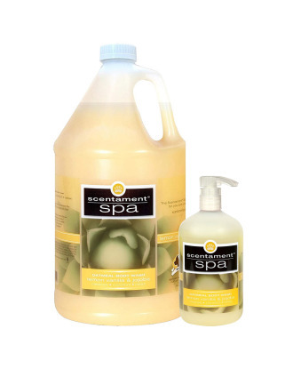 Best Shot Spa Oatmeal Body Wash - relaksacyjny płyn myjący dla suchej i wrażliwej skóry o urzekającym zapachu ciepłej wanilii i cytryny, koncentrat 1:10
