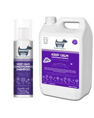 Hownd Keep Calm Conditioning Shampoo - oczyszczający, kojąco-relaksacyjny szampon dla psów i kotów, koncentrat 1:25
