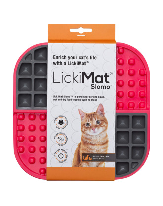 LickiMat Slomo Cat - mata do lizania dla kota, twarda