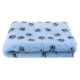 Blovi DryBed VetBed B - Non-Slip Pet Bed, Sky-blue with Black Paws